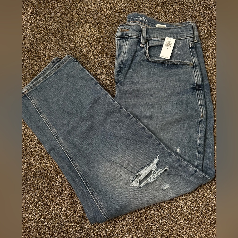 Old Navy Straight Extra High Rise Jeans